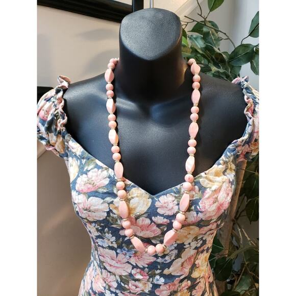 Abercrombie & Fitch Corset Mini Dress Women M Multi Floral Off Shoulder Back Zip - Picture 5 of 12